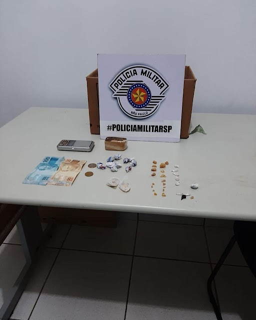 Prisão por tráfico de drogas na regão BAEP Canil De Prudente é Acionada