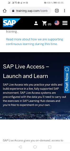 Access SAP Ides freely for training