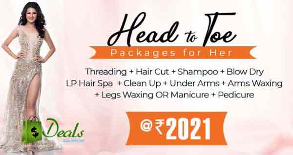 VLCC Head to Toe Regular Beauty Packages - 2021 Rupees