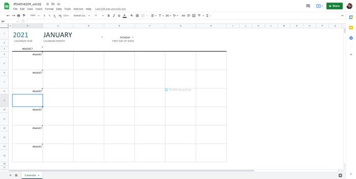 Najlepsze szablony kalendarzy Arkuszy Google i Excel Online
