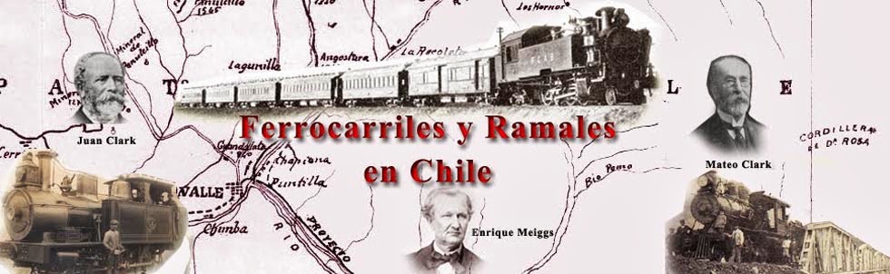 Ferrocarriles y ramales en Chile
