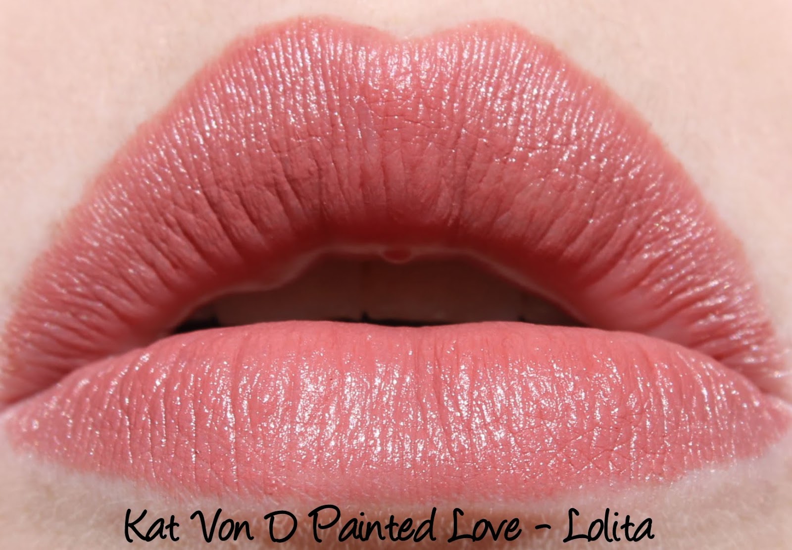 Kat Von D Painted Love Lipstick - Lolita Swatches & Review