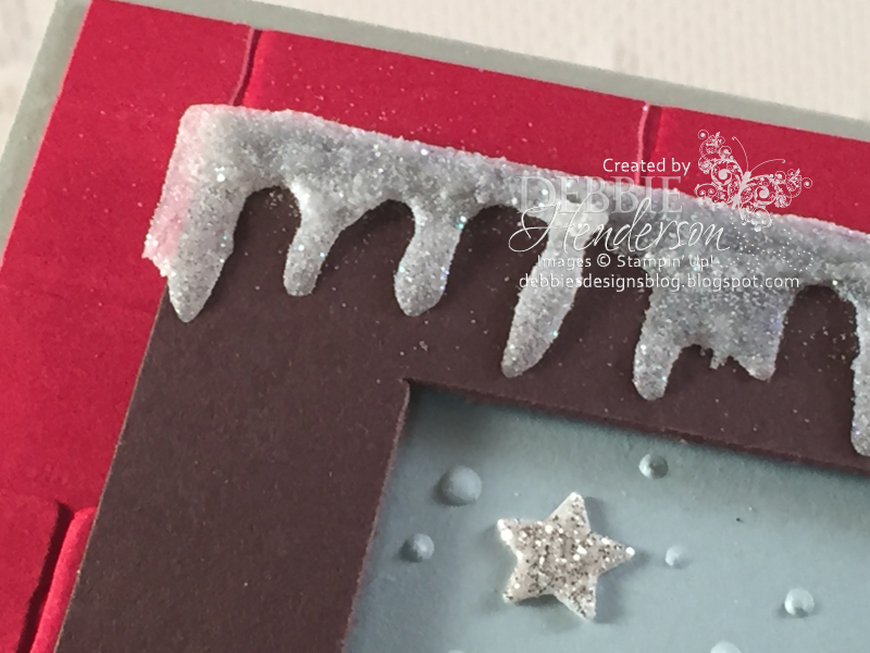 Debbie's Designs Homemade Icicles Using the Fine Tip Glue Pen!