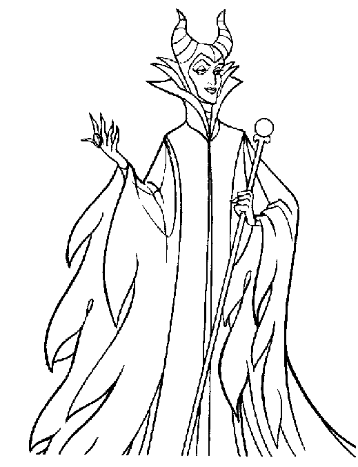 maleficent movie coloring pages - photo #13