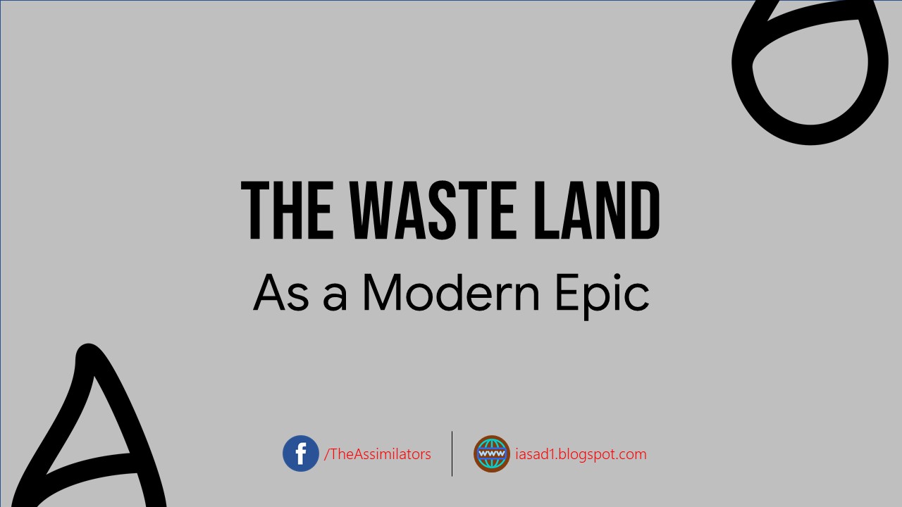 The Waste Land as a Modern Epic