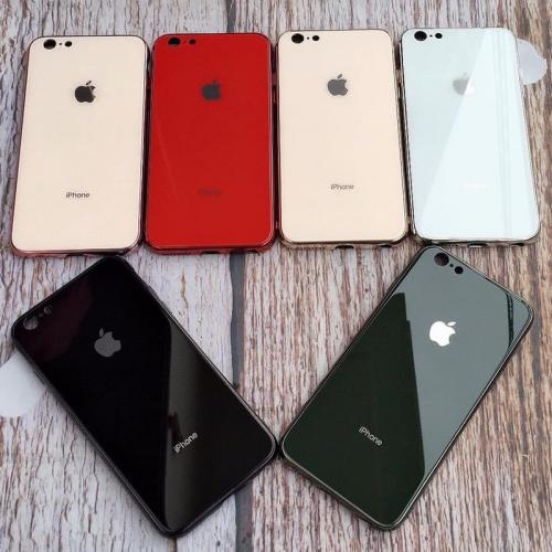 Ốp kính cường lực viền dẻo cùng màu với lưng máy iphone 6Plus/6sPlus