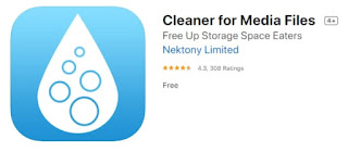 Cara Menghapus Cache Iphone Menggunakan Aplikasi yang bernama Cleaner for Media Files.