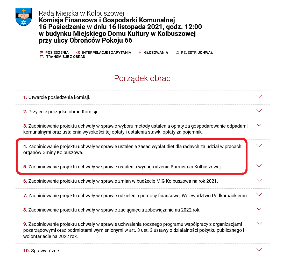 Szokujące propozycje podwyżek diet radnych