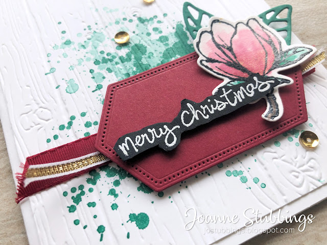 Jo's Stamping Spot - Global Design Project #221 Christmas card using Good Morning Magnolia bundle by Stampin' Up!