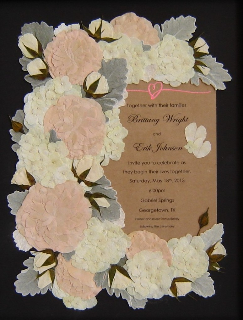 Pressed Garden Brittany's Bridal Bouquet