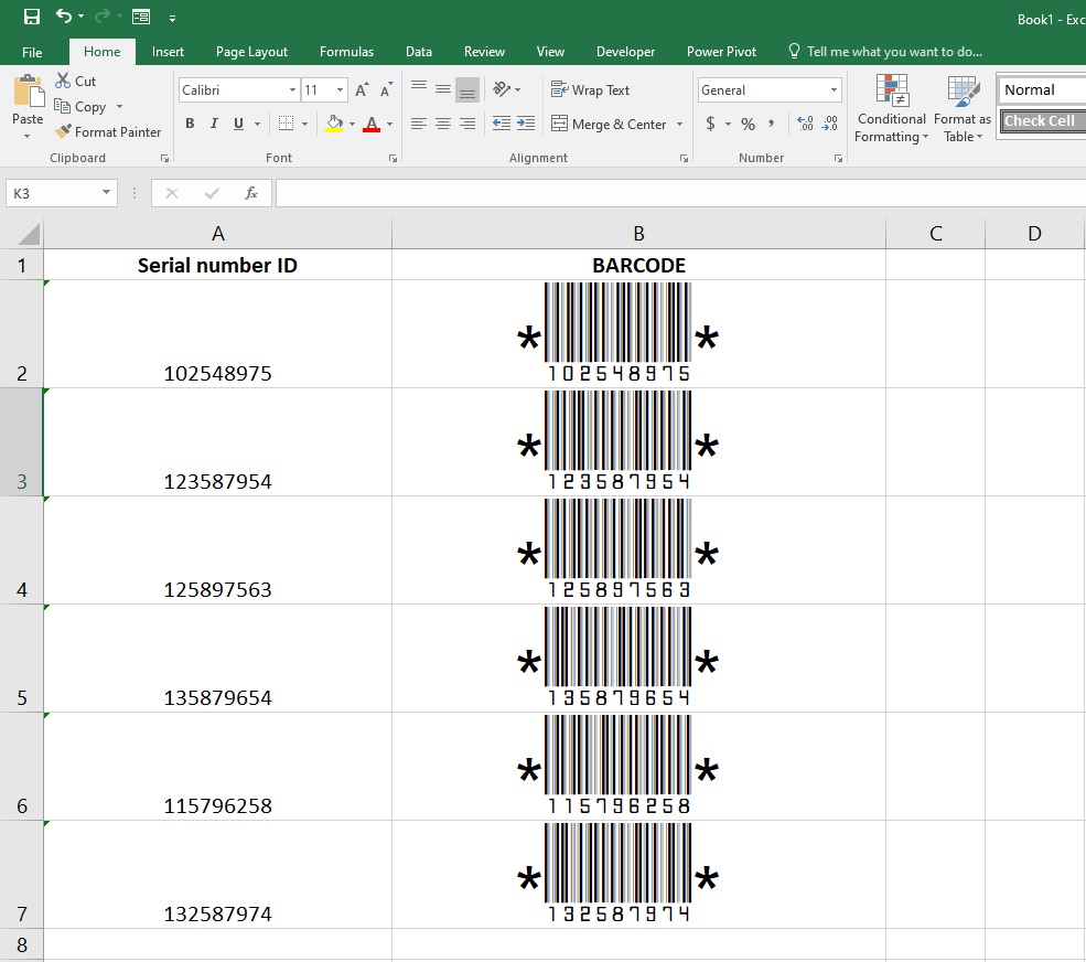 free code 128 barcode generator for excel