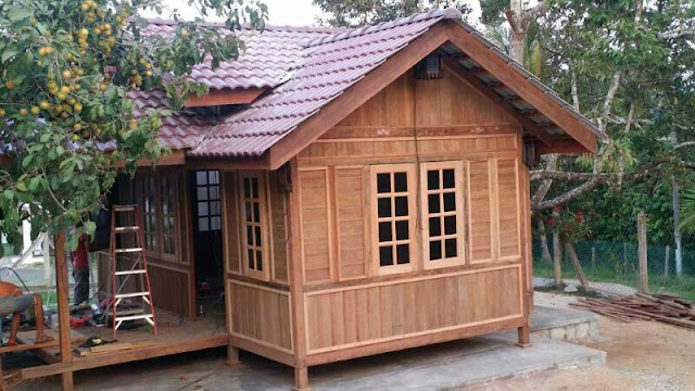 Rumah Kayu Minimalis