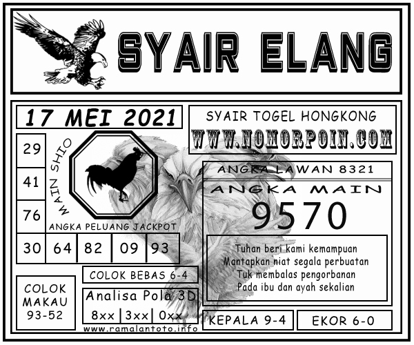 Kode Ramalan Togog Hongkong Senin 17 Mei 2021 Kode Syair Togog