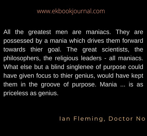 Ian Fleming | Doctor No | English Quotes