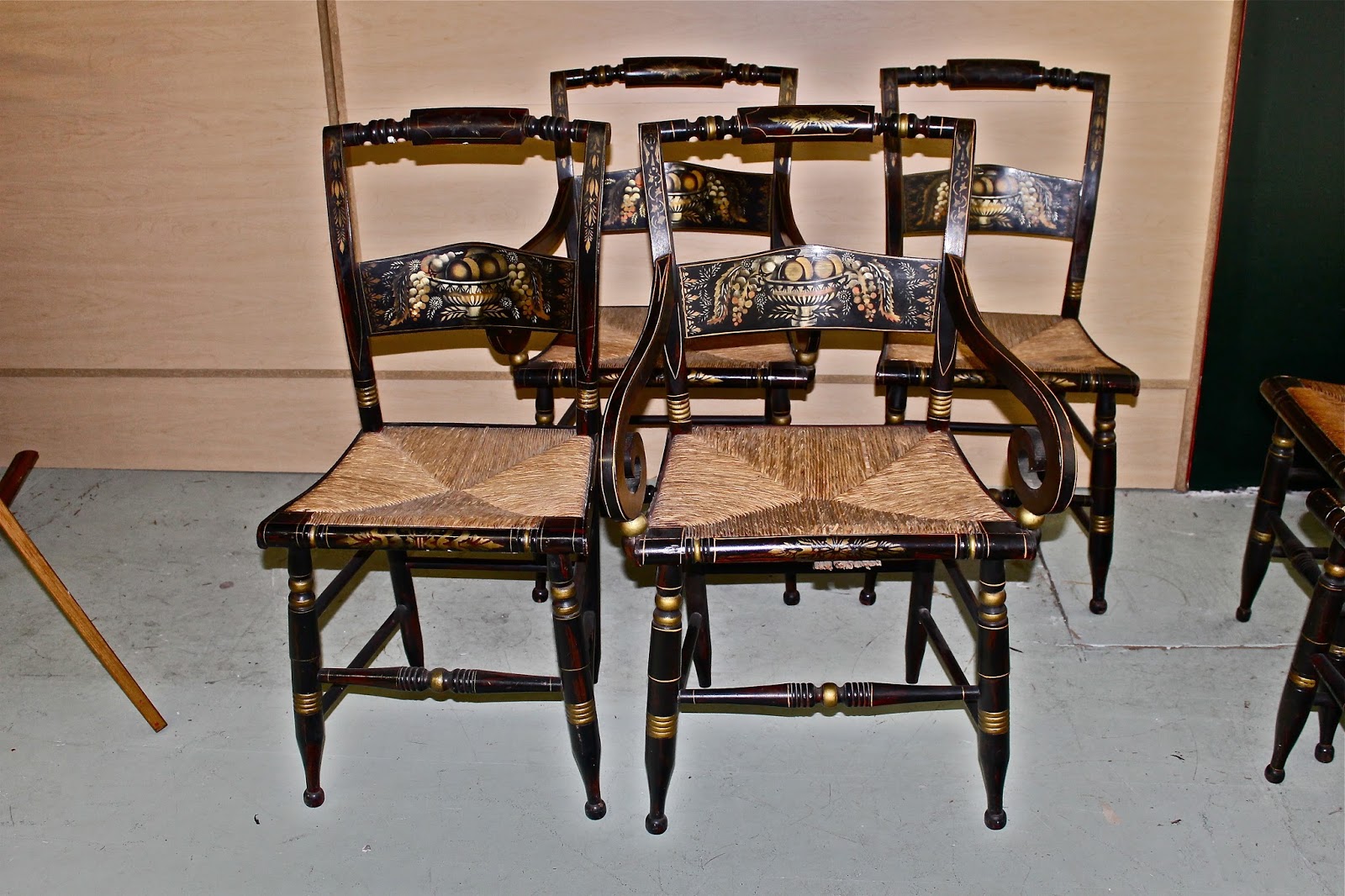 Jones and Cole HITCHCOCK CHAIRS19th c.