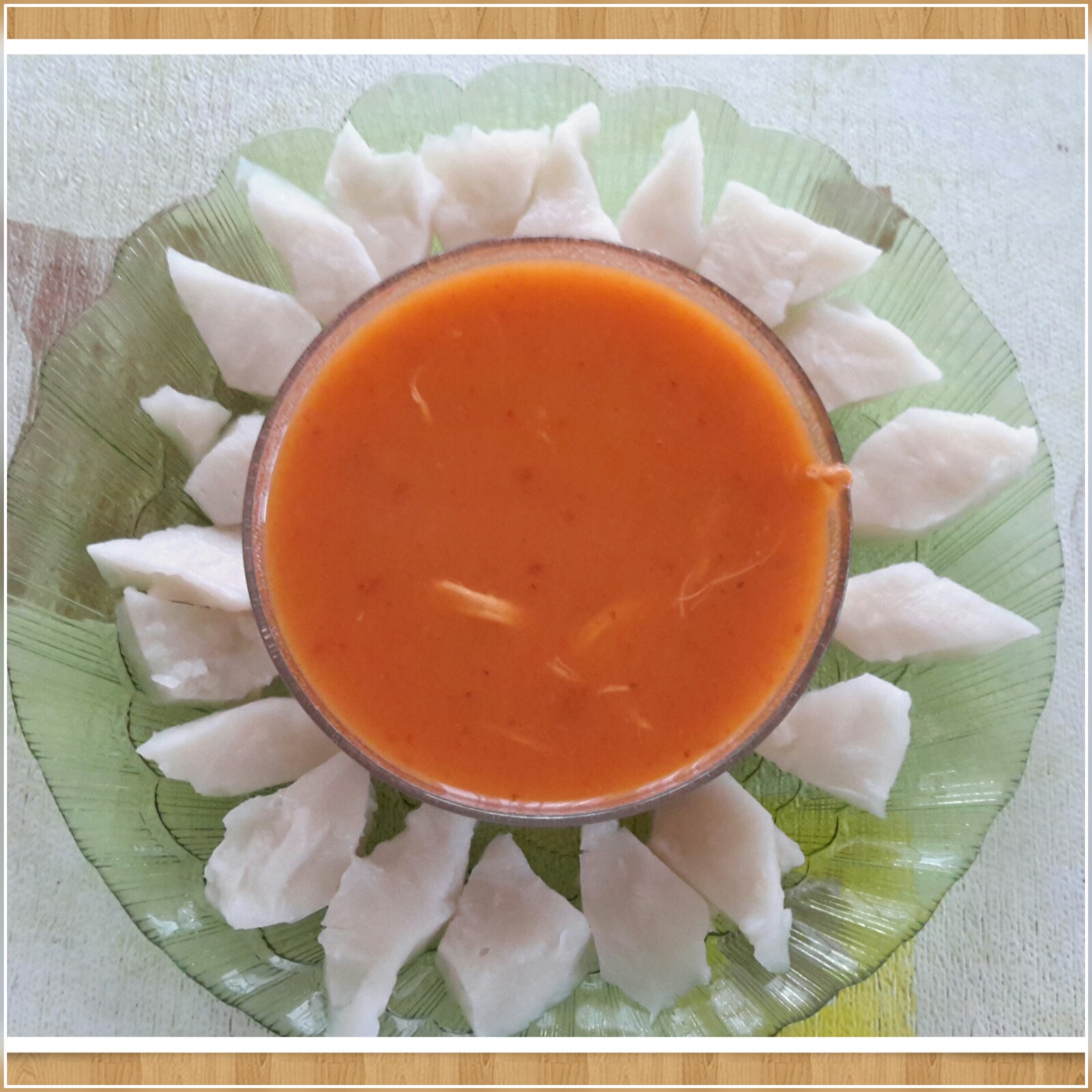 chicken soup with batter dough arabasi