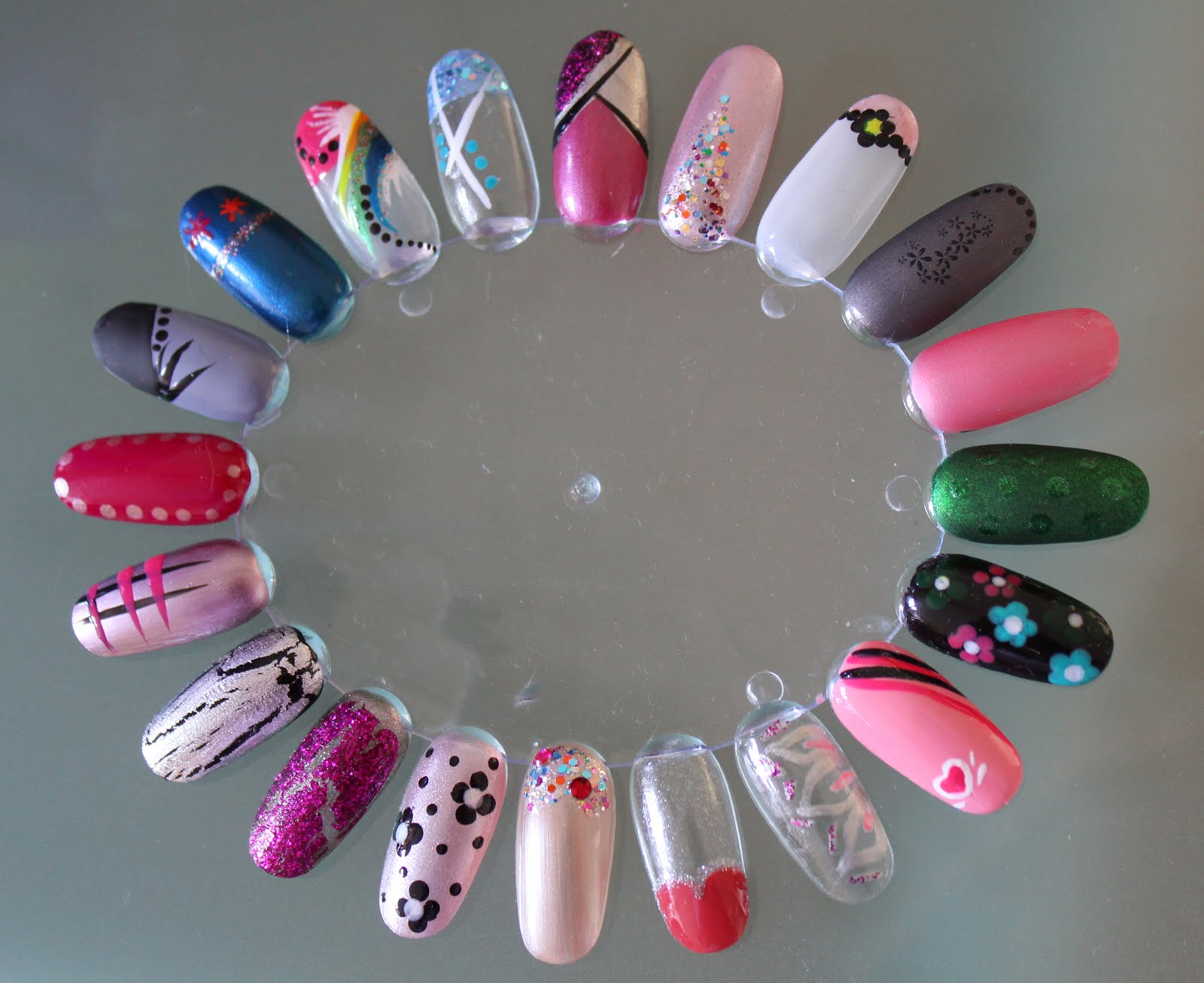 6. Creative Nail Art Display for Small Spaces - wide 8