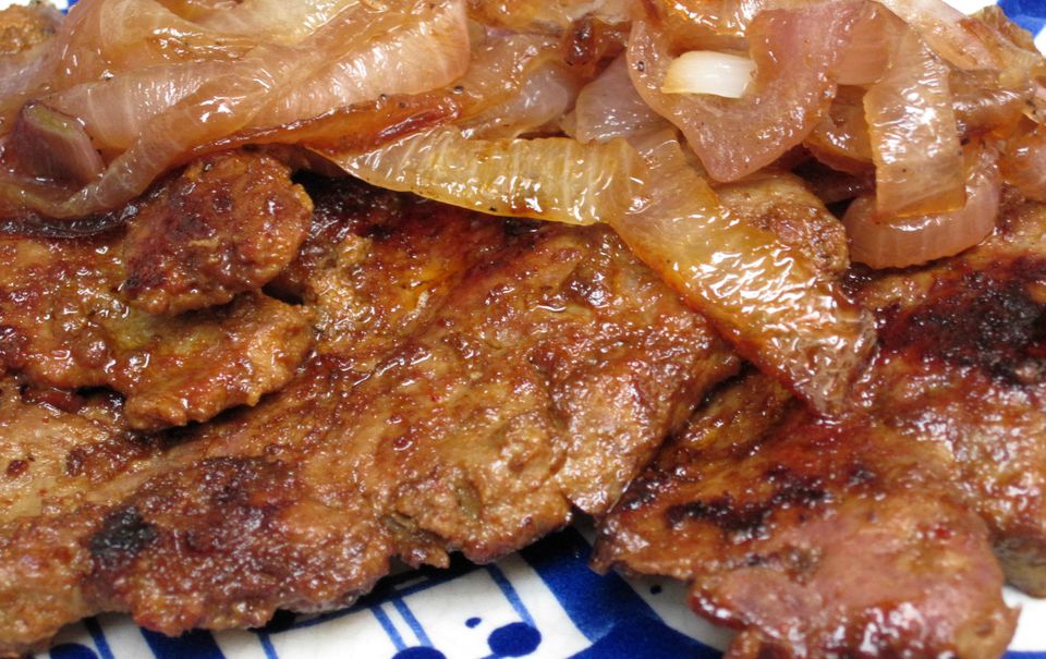 Moroccan Fried Liver and Onions Recipe Moroccan cooking