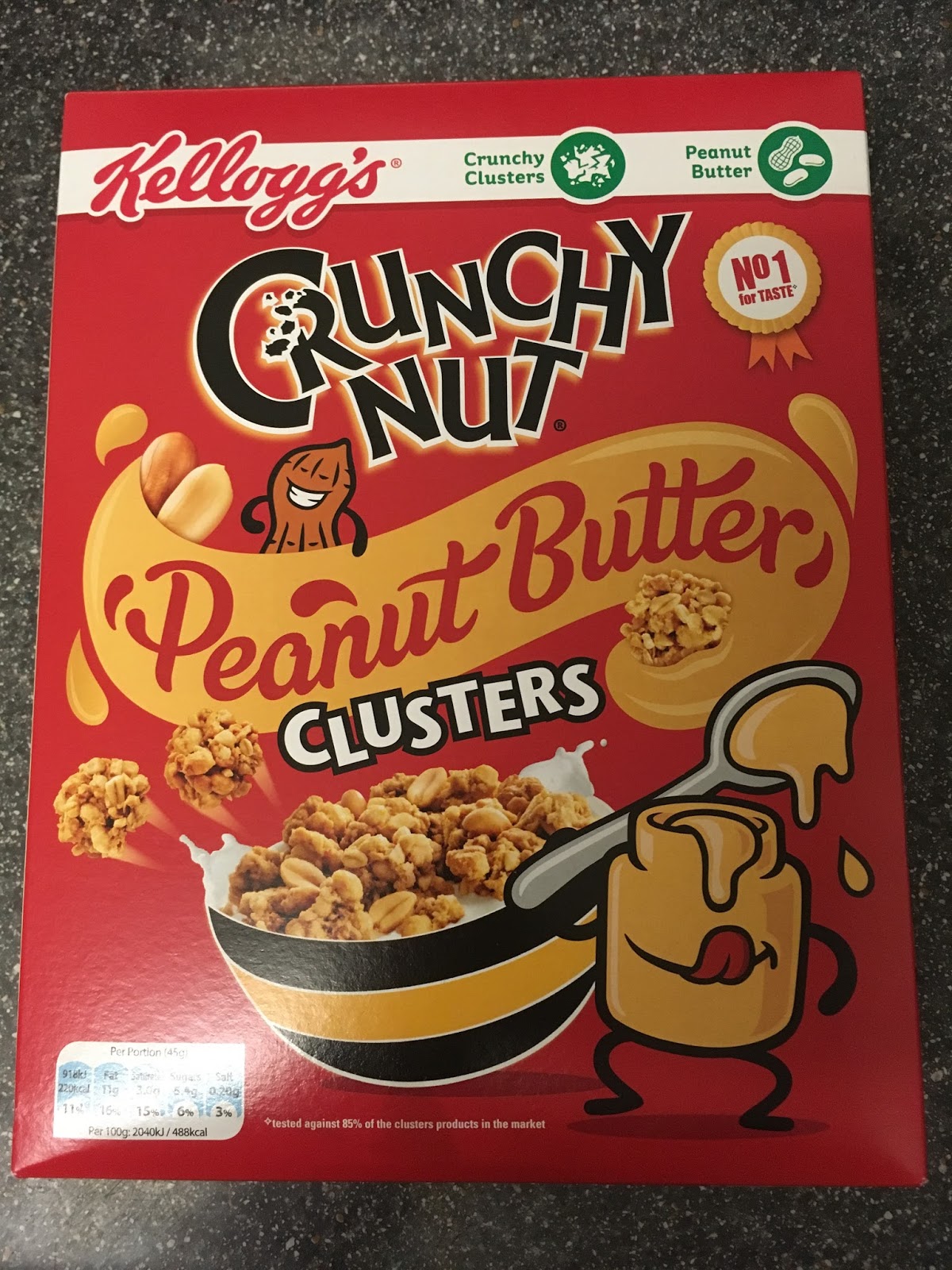 A Review A Day Today's Review Kellogg's Crunchy Nut Peanut Butter