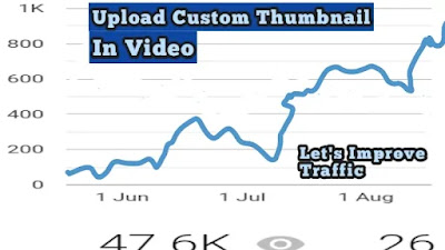 How to add thumbnail on YouTube video, how to add thumbnail to video, upload a thumbnail on YouTube video, add-upload-custom-thumbnail-youtube-video