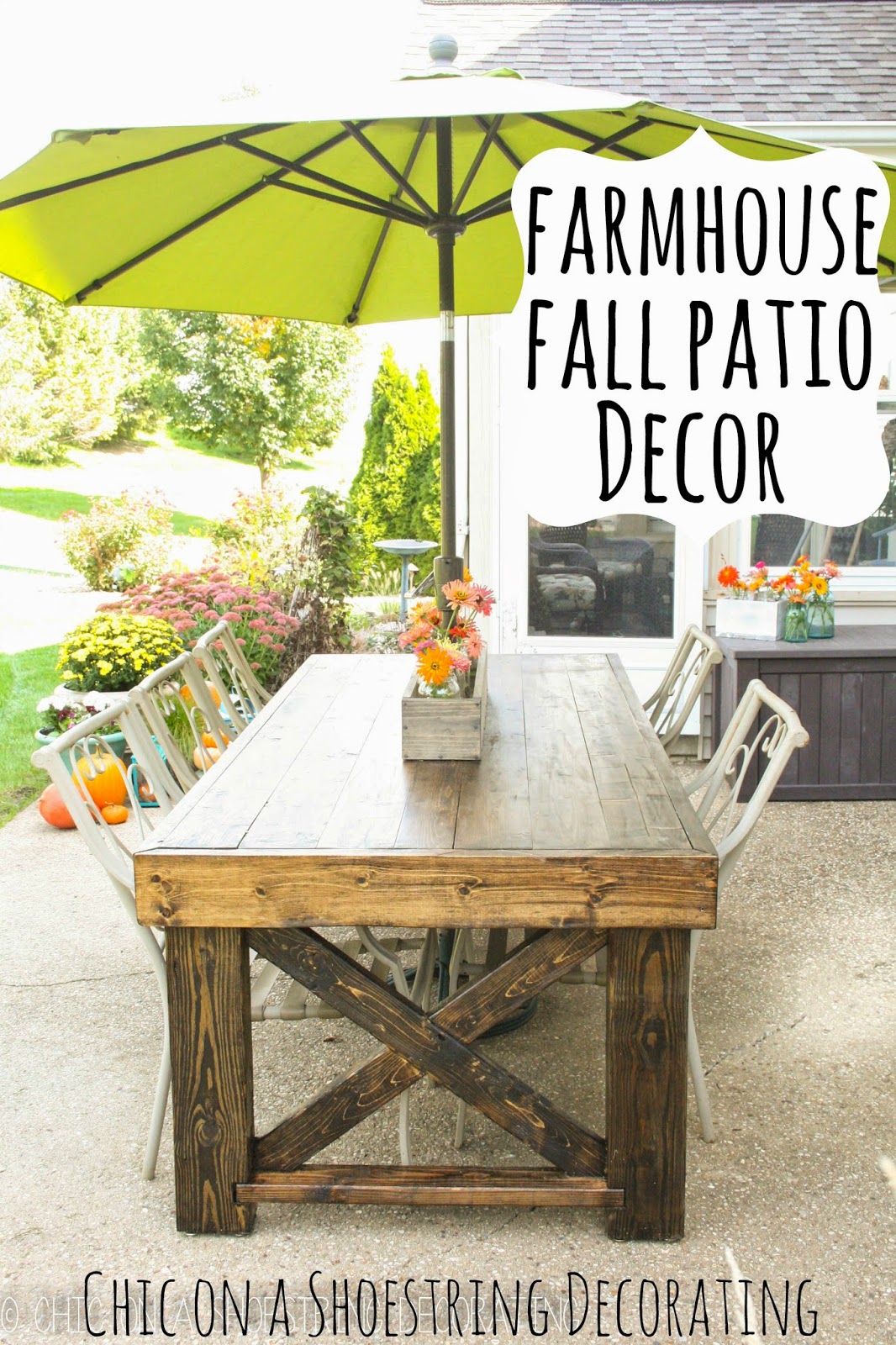 Farmhouse fall decor chic on a shoestring decorating blog