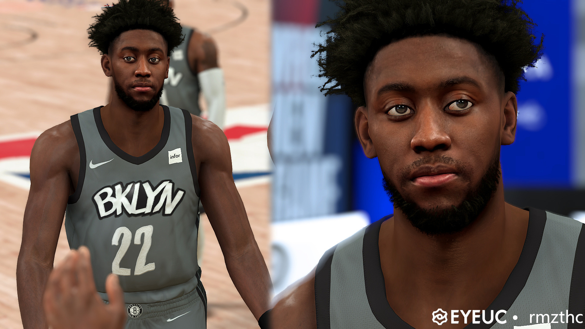 NBA 2K21 Caris LeVert Cyberface and Body Model by DP
