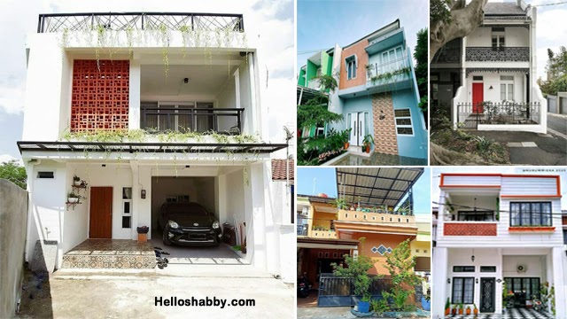 6 Desain Rumah Minimalis 2 Lantai Sederhana. Fasad Rumah bisa Anda