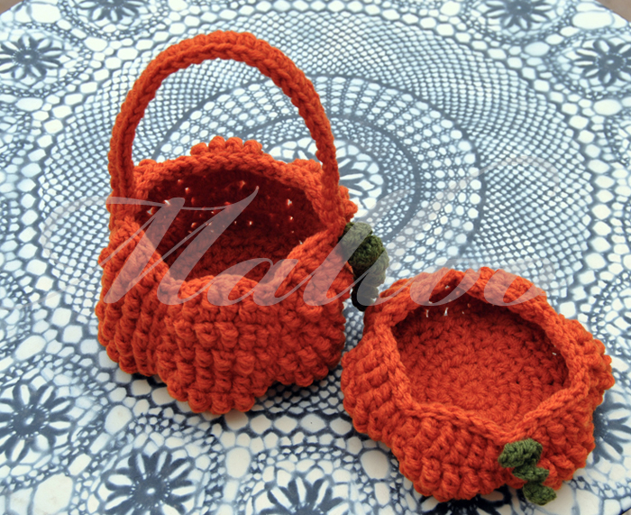 Halloween Pumpkin Basket - Free Crochet Pattern