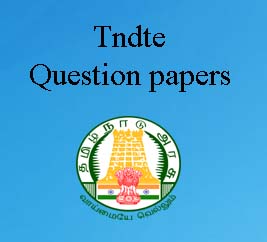 TNDTE QUESTION PAPER 2023