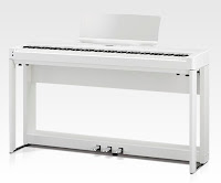 Kawai ES920 white piano with stand and triple pedal-bar