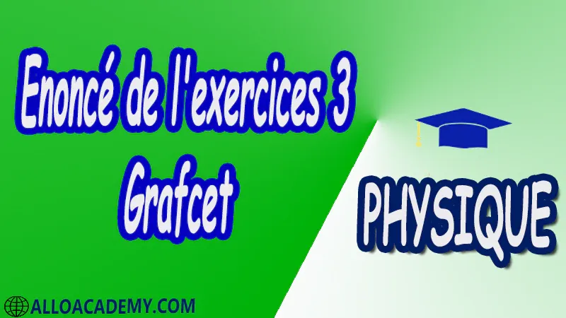 Exercices corrigés 3 Grafcet pdf
