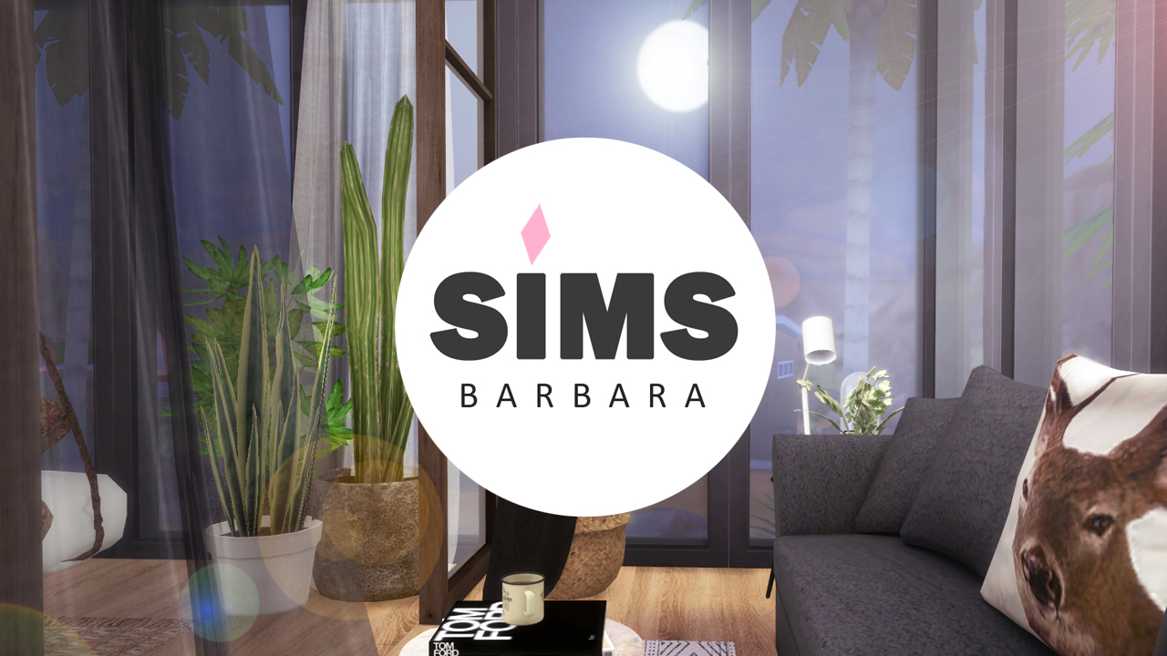 Sims 4 MODERN REST HOUSE DL + CC Bárbara Sims