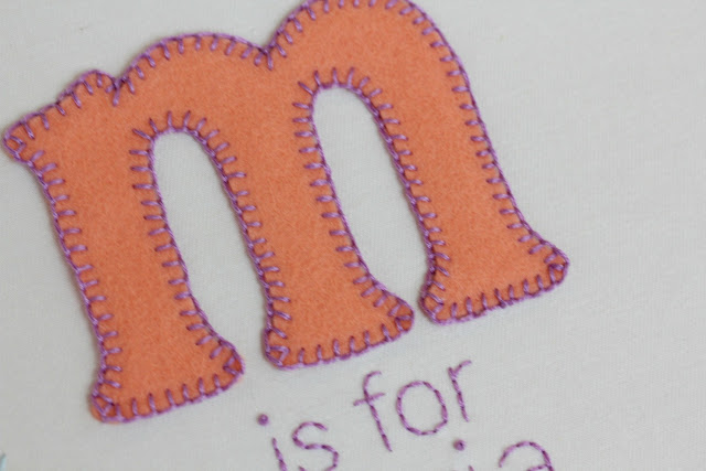 Learn how to blanket stitch with a cute project! from little lovelies