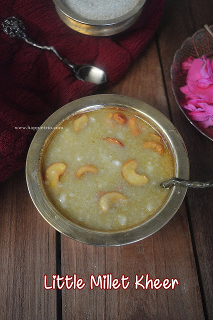 Little Millet Kheer | Samai Paruppu Payasam