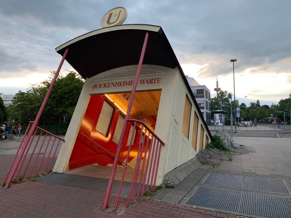 The Most Extraordinary Subway Station Entrance Is In Frankfurt, Germany