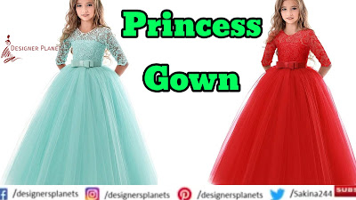 Princess Gown Dress kids girl Designerplanet Amazon
