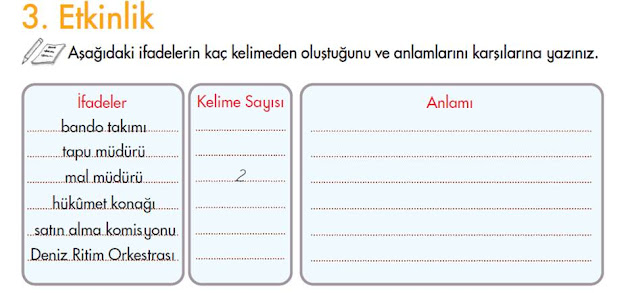 Türkçe Ders Kitabı İncelemeleri: 5. SINIF TÜRKÇE DERSİ ÇALIŞMA KİTABI