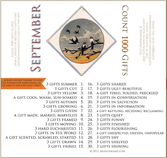 Daily Journey: September Joy Dare~