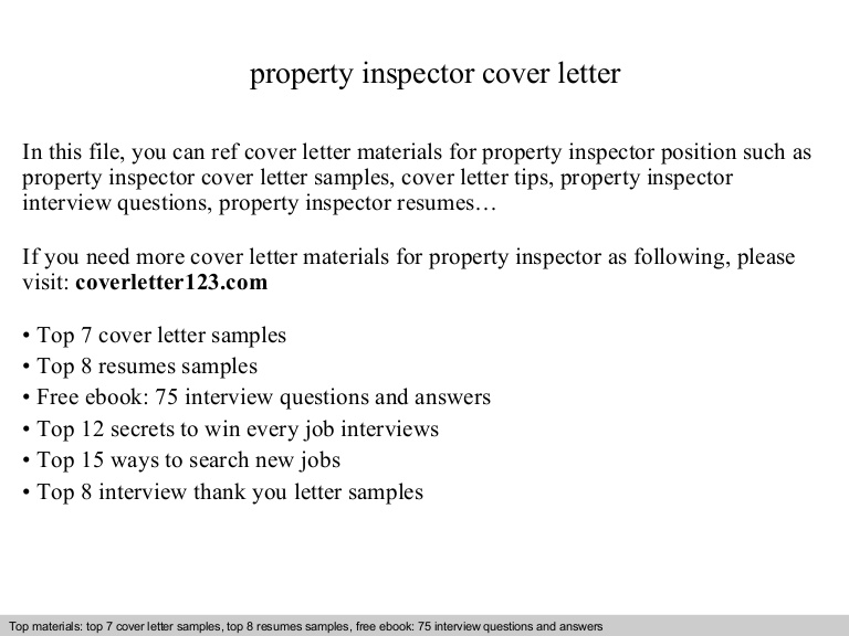 Home Inspector Cover Letter Resume Letter