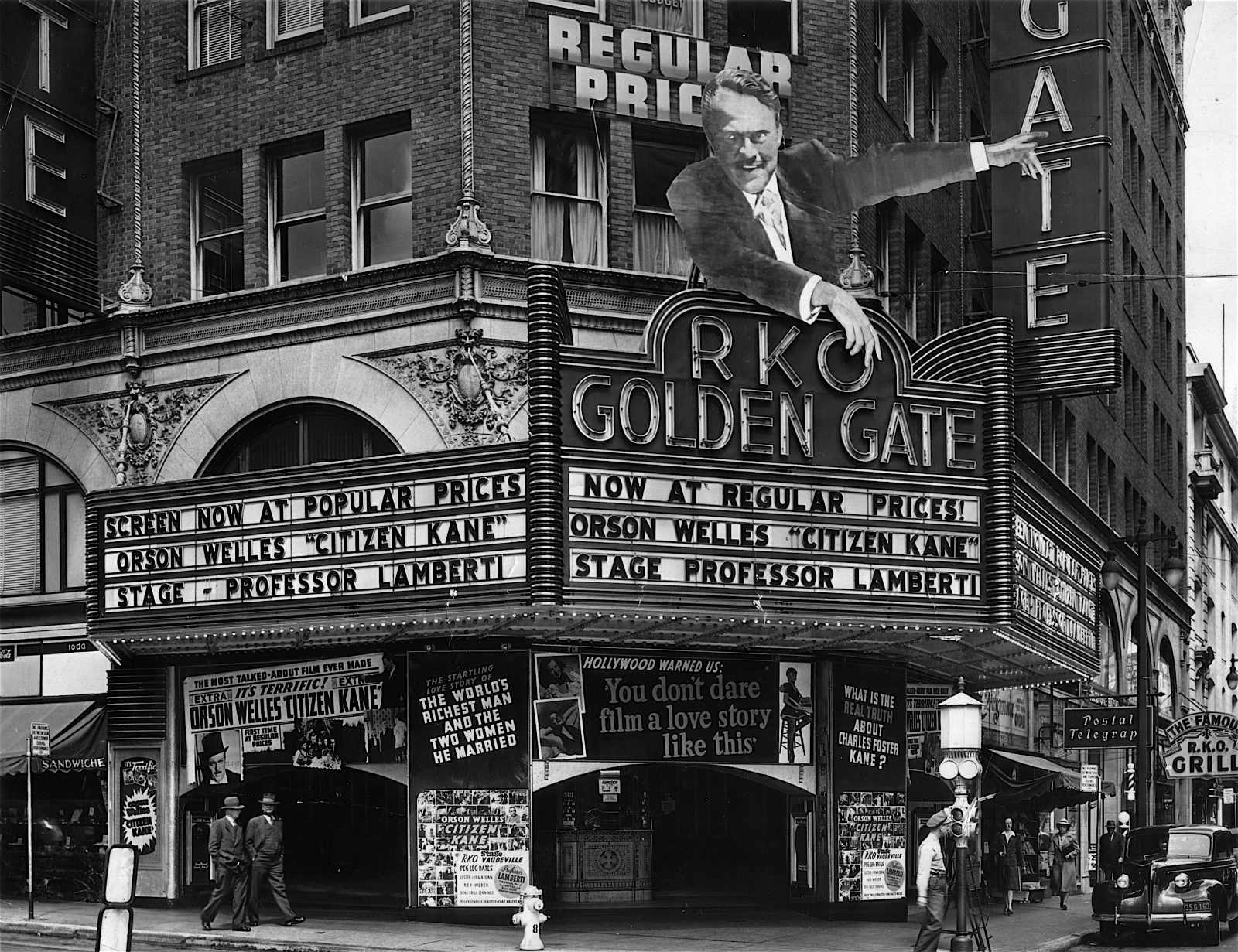 San Francisco Theatres The Golden Gate Theatre history and exterior