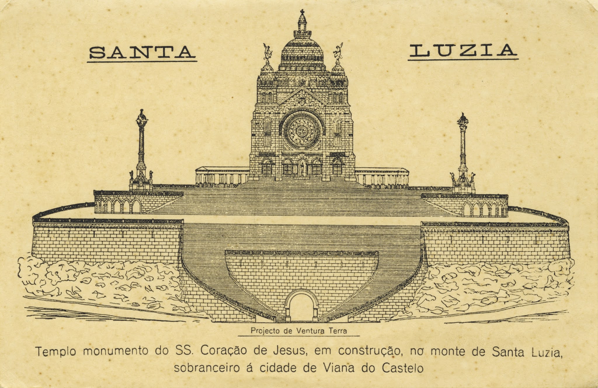 Santuário do Sagrado Coração de Jesus O Projeto e a Obra