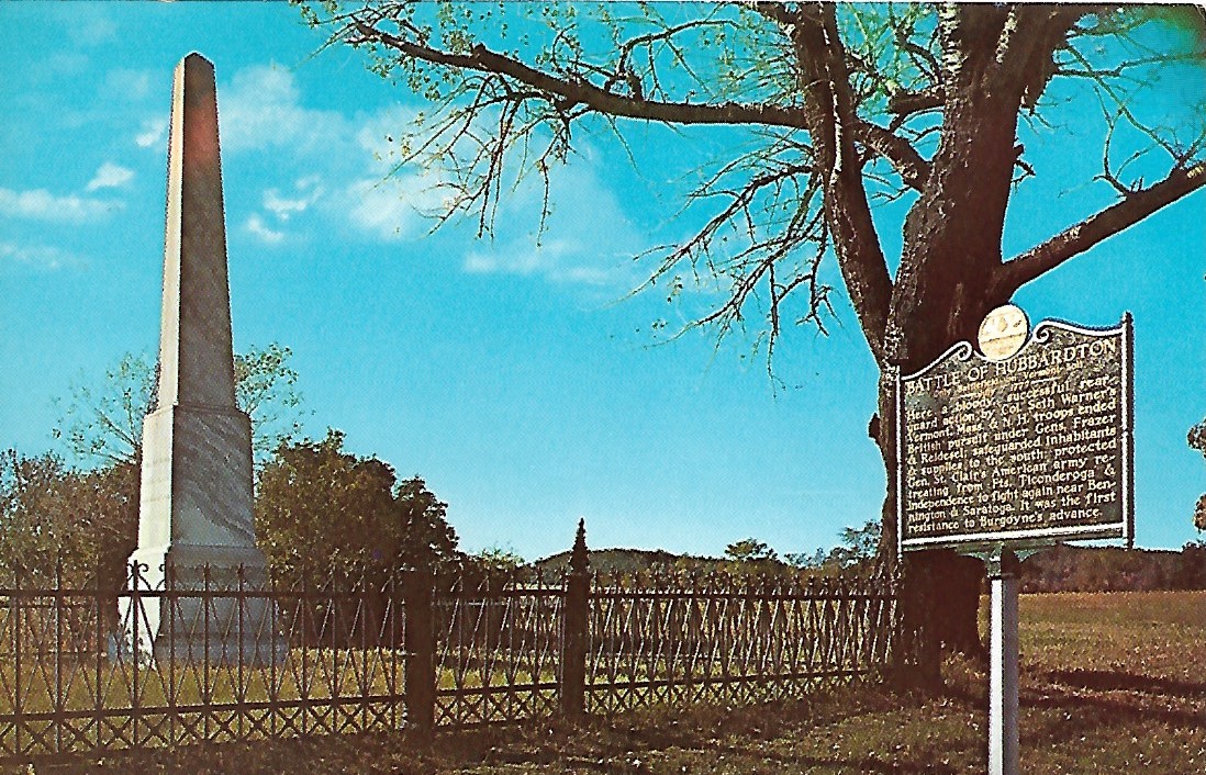 POSTCARD TRAVELER Stop 158 Vermont Rutland County Hubbardton