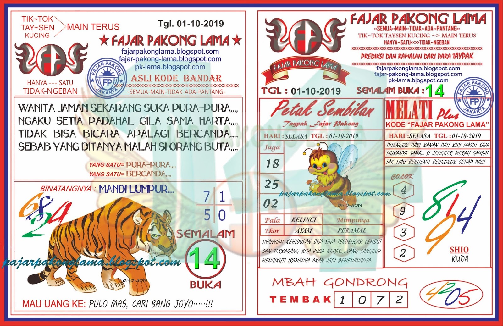 Kode Syair Hk Selasa 01 Oktober 2019 Resultdatakeluaran