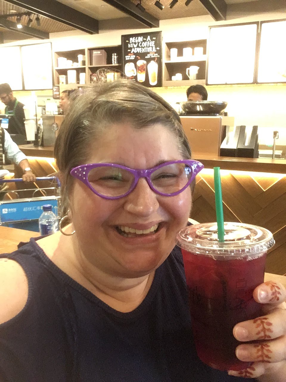Starbucks, Singapore Airport, Passion Iced Tea, 2019