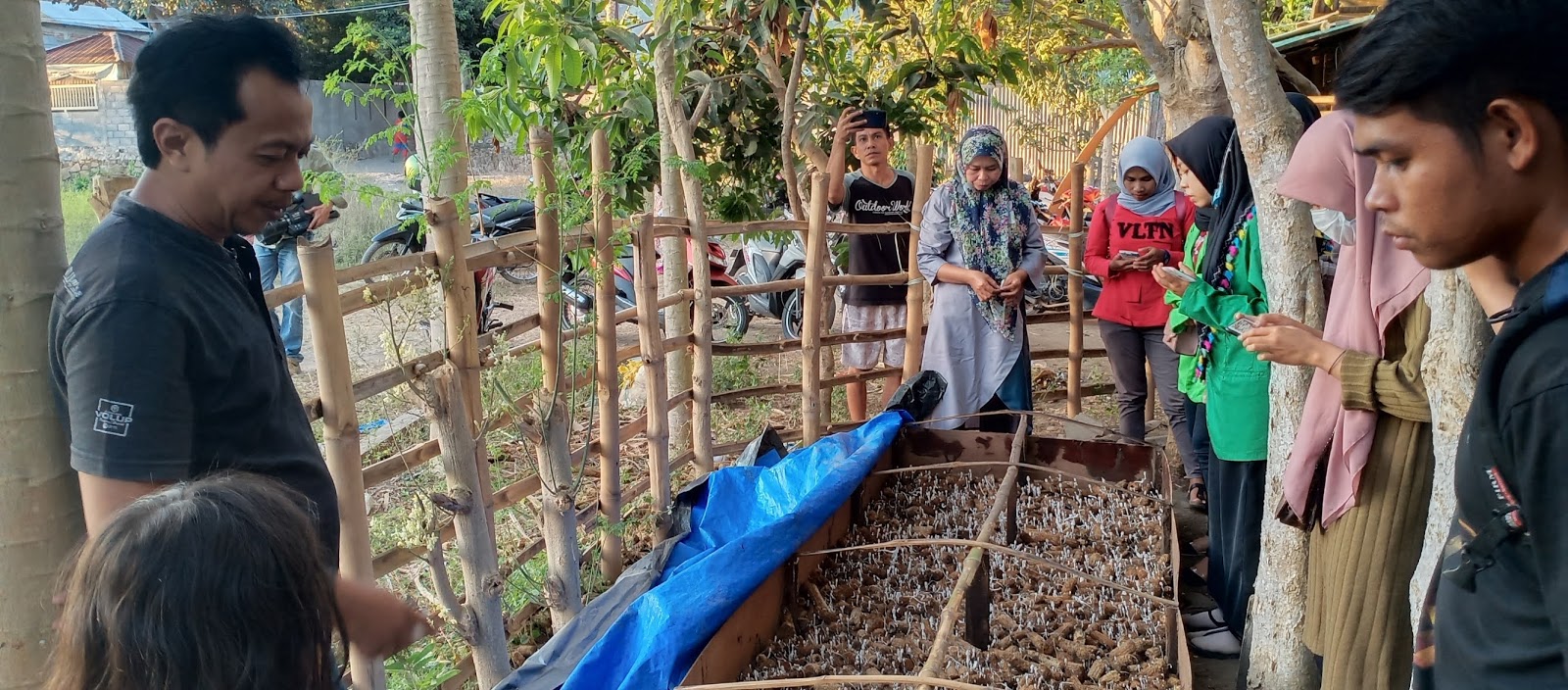 Mahasiswa Stie Yapis Dompu Belajar Budidaya Jamur Di Karsel