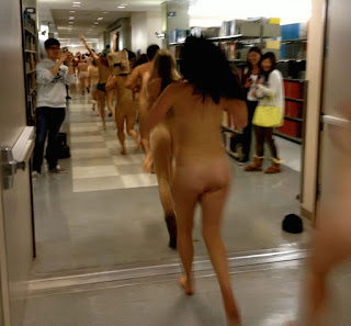 UC Berkeley Naked Run Spring 2016, nudist students