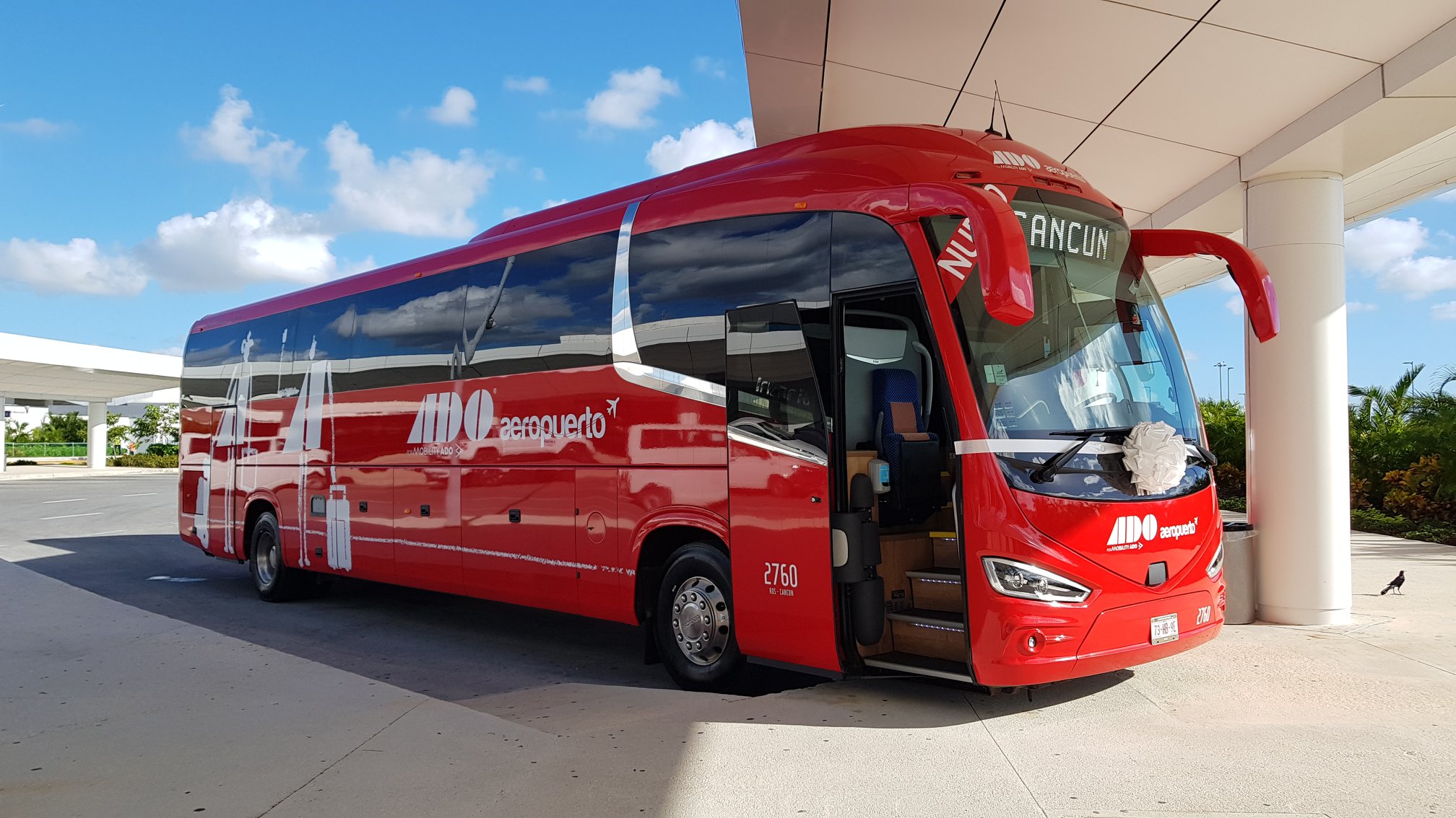 ado bus cancun to xcaret