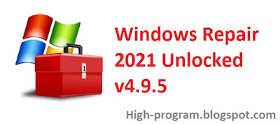 Windows Repair 2021 Unlocked v4.9.5 Free Download