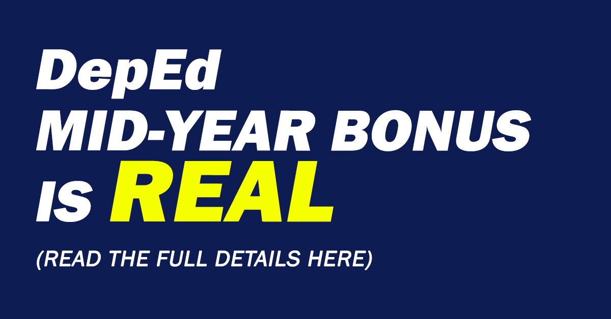 DepEd starts releasing the Midyear Bonus 2021 Teachers Click