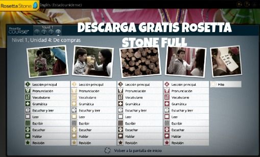 rosetta stone full - descargar gratis la última versión